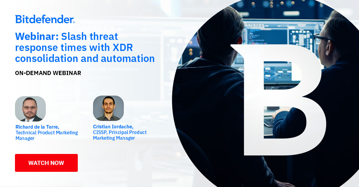 Webinar: Slash Threat Response Times With XDR Consolidation And ...